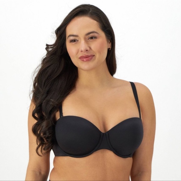 Bali Women’s Full Coverage Multiway Strapless Bra Black 36DD NWT DF6548 - Picture 2 of 4